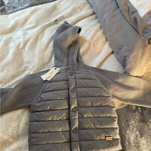 Kids Gray Puffer Jacket